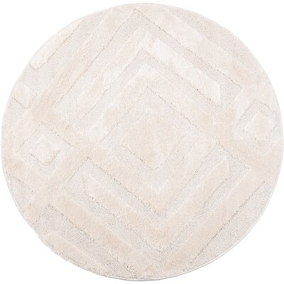 Dywan MULTIDECOR Pisa 507907 160 x 160 cm Kremowy