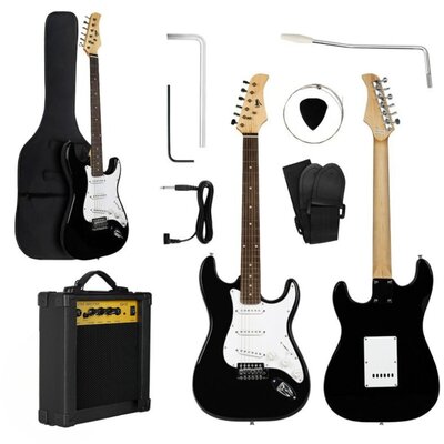 Gitara elektryczna V-TONE ESST39 BK Zestaw + Wzmacniacz