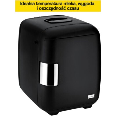Chłodziarka do mleka KITCHENMASTER ETC 6 Czarny do zastosowania z ekspresami spieniającymi mleko poprzez rurkę