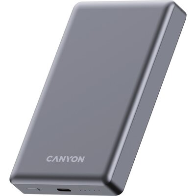 Powerbank indukcyjny CANYON OnPower 510 10000 mAh 20W Grafitowy