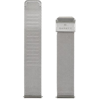Pasek GARETT Stalowy (20 mm) Srebrny