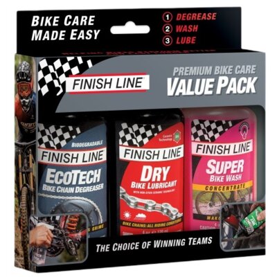Zestaw do pielęgnacji FINISH LINE Premium Bike 400-01-34 BN FL 3 x 120 ml