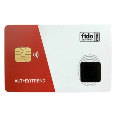 Karta zabezpieczająca AUTHENTREND ATKey.Card NFC Czarny