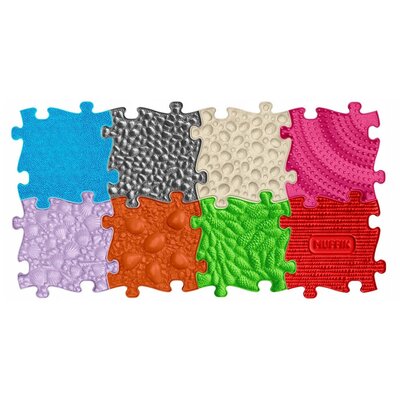 Mata sensoryczna ASKATO Muffik MFK-020-01 29.8 x 29.8 cm (8 elementów) Wielokolorowy