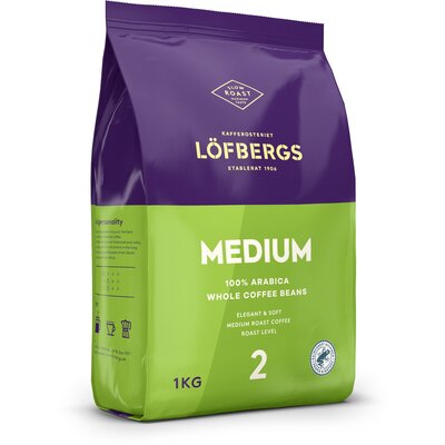 Kawa ziarnista LÖFBERGS Medium Roast Arabica 1 kg