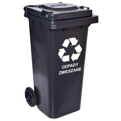 Pojemnik gospodarczy GOCKOWIAK 120 L Czarny