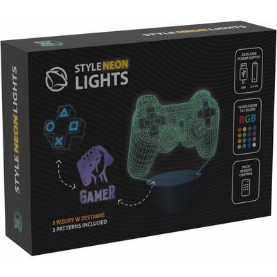 Lampka LED MANTA Style Neon Lights Game 2 SNL122RGB