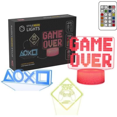 Lampka LED MANTA Style Neon Lights Game 3 SNL123RGB