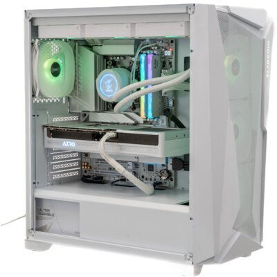 Komputer MAD DOG Powered by Gigabyte AORUS301WH-A01WR32WH R7-9800X3D 32GB RAM 1TB SSD GeForce RTX5080 DLSS 4 Wi-Fi Windows 11 Home