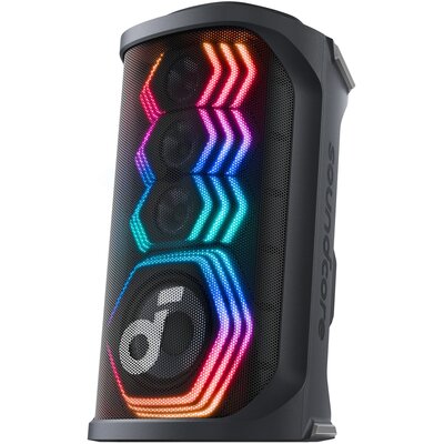 Power Audio SOUNDCORE Rave 3s, 400W, Bluetooth, Dwukierunkowy dźwięk, Wejście mikrofonowe i gitarowe, Aplikacja, IPX4