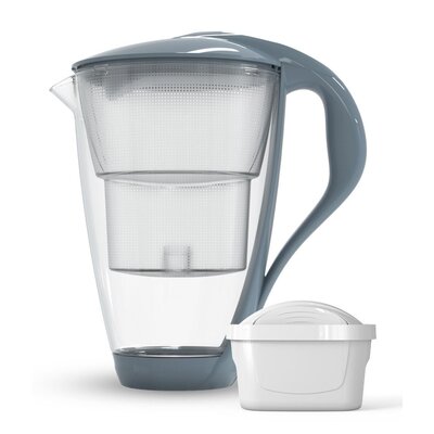 Dzbanek filtrujący DAFI Crystal Led Stalowy