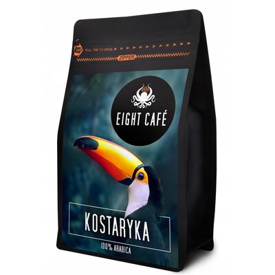Kawa ziarnista EIGHT CAFE Kostaryka Arabica 0.5 kg (Rzemieślnicza)