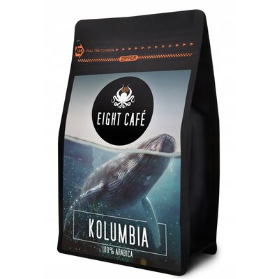Kawa ziarnista EIGHT CAFE Kolumbia Arabica 0.5 kg (Rzemieślnicza)