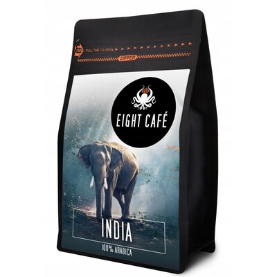 Kawa ziarnista EIGHT CAFE India Arabica 0.5 kg (Rzemieślnicza)