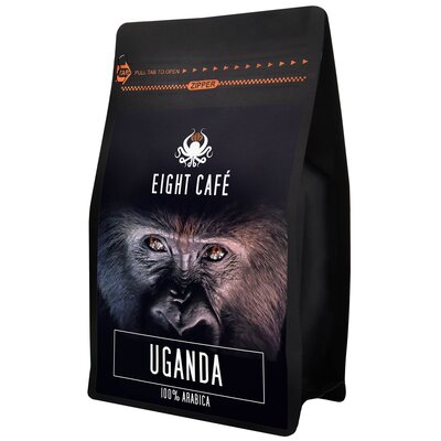 Kawa ziarnista EIGHT CAFE Arabica Uganda 0.5kg (Rzemieślnicza)