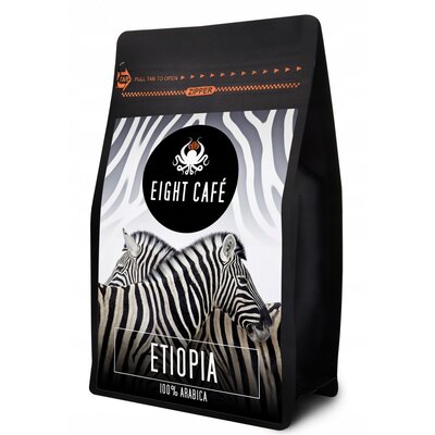 Kawa ziarnista EIGHT CAFE Etiopia Arabica 0.5 kg (Rzemieślnicza)