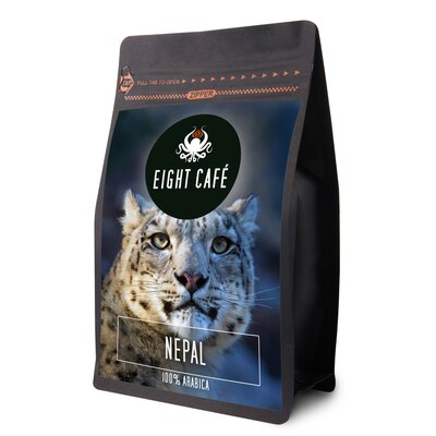 Kawa ziarnista EIGHT CAFE Nepal Arabica 0.5 kg (Rzemieślnicza)