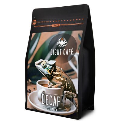 Kawa ziarnista EIGHT CAFE Decaf Arabica 0.5 kg (Rzemieślnicza)