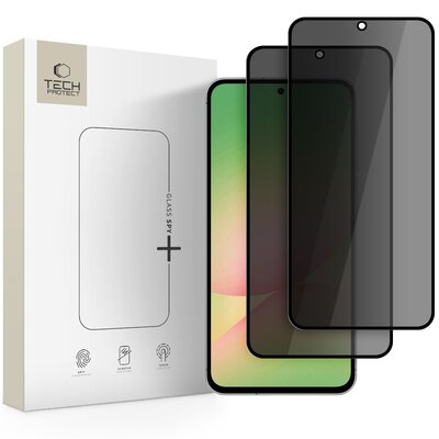 Szkło prywatyzujące TECH-PROTECT Glass Spy+ do Samsung Galaxy A36/A56 5G (2 szt.)