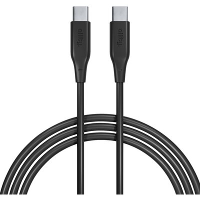 Kabel USB-C - USB-C ALLITY AUC-02 60W 1 m Czarny