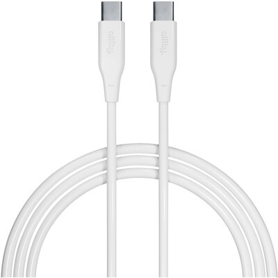 Kabel USB-C - USB-C ALLITY AUC-02 60W 1 m Biały