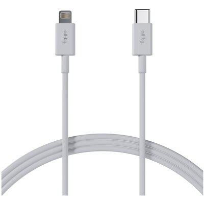 Kabel USB-C - Lightning ALLITY AUC-03 27W 1 m Biały