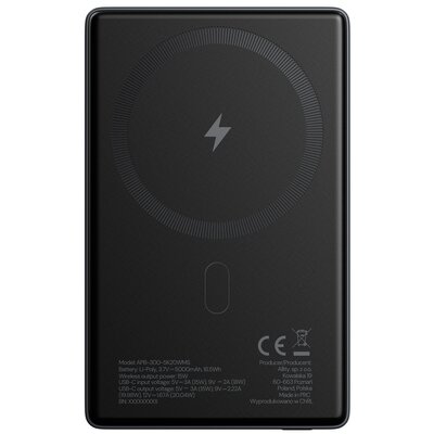 Powerbank ALLITY APB-300 5000 mAh 20W Szary