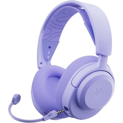 Słuchawki STEELSERIES Arctis Nova 3P Wireless, Nauszne, Dźwięk przestrzenny Fioletowy