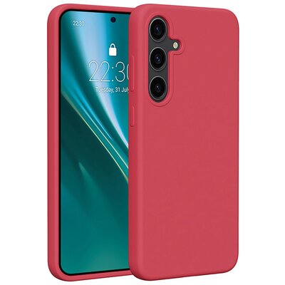 Etui ETTERI Silicone Case do Samsung Galaxy S24 FE Malinowy