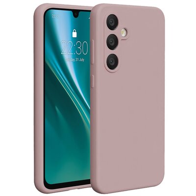 Etui ETTERI Silicone Case do Samsung Galaxy A36 5G Jasnoróżowy