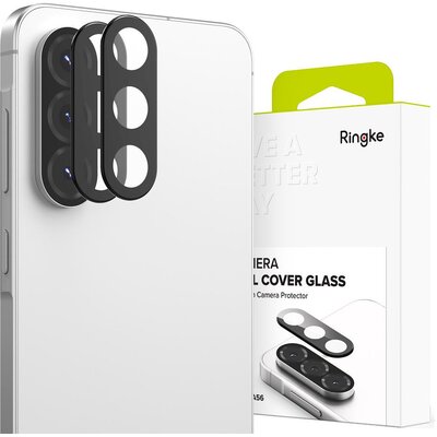 Nakładka na obiektyw RINGKE Camera Full Cover do Samsung Galaxy A56 5G Czarny (2 szt.)
