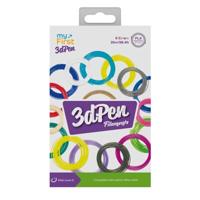 Filament MY FIRST FP8001AC-CC01 PLA, Średnica 1.75 mm, 0.09 kg (6 szt.)