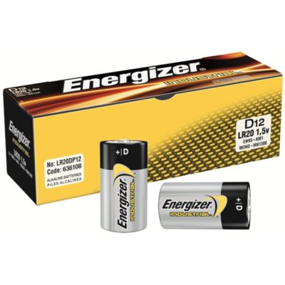 Baterie D LR20 ENERGIZER Industrial (12 szt.)