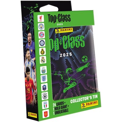Karty PANINI Top Class 2025 Pure Football TC Mini puszka
