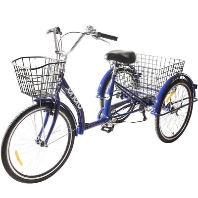 Rower trójkołowy ENERO 1060965 24 cale Granatowy