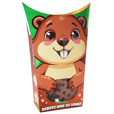 Klocki elastyczne MARIOINEX Mini Waffle Pocket Pets Bóbr 907061