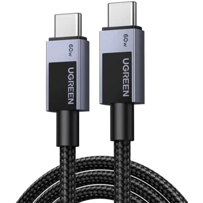 Kabel USB-C - USB-C UGREEN L524 60W 2 m Szary