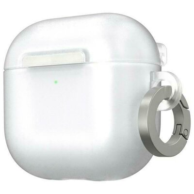 Etui na słuchawki ARAREE Nukin do Apple AirPods 4 Przezroczysto-matowy