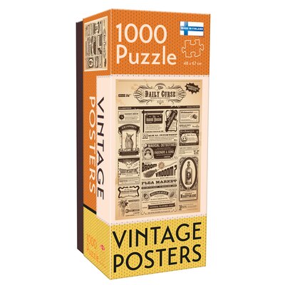 Puzzle TACTIC Vintage Posters Codzienna klątwa 59211 (1000 elementów)
