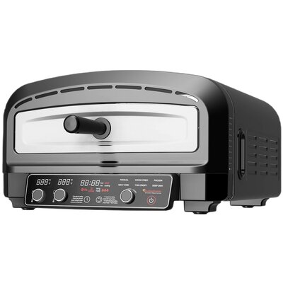 Piec do pizzy TURBOTRONIC TT-PO14 2200W średnica 37 cm Czarny