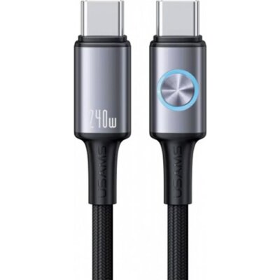 Kabel USB-C - USB-C USAMS Huan Series SJ751 240W 1.2 m Szary