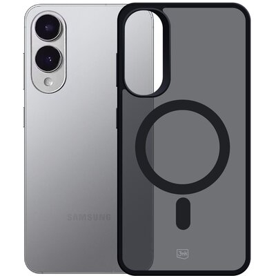 Etui 3MK Smoke MagCase do Samsung Galaxy S25 Edge Czarny transparentny