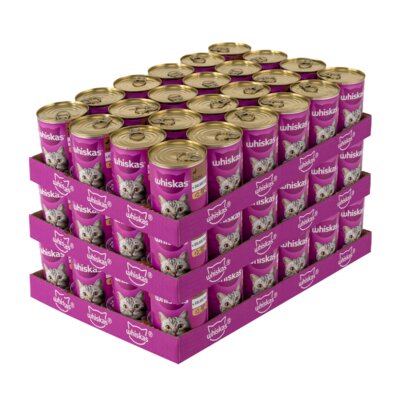 Karma dla kota WHISKAS Kaczka 72 x 400 g