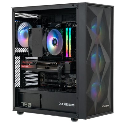Komputer MAD DOG DIAXID605-A07DR32 R7-7800X3D 32GB RAM 1TB SSD Radeon RX7800XT Wi-Fi