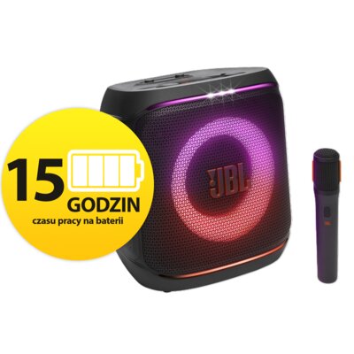 Power Audio JBL PartyBox Encore 2, 100W, Bluetooth, Bateria 15 godzin, Bezprzewodowy cyfrowy mikrofon w zestawie, IPX4