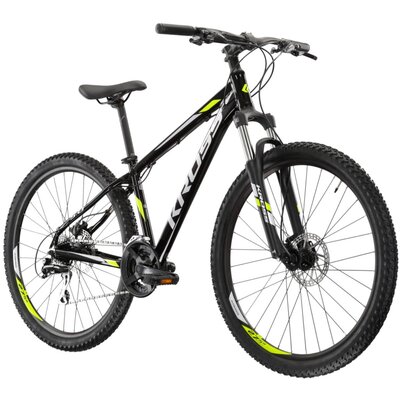 Rower górski MTB KROSS Hexagon 5.0 M19 29 cali męski Czarno-limonkowy