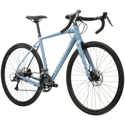 Rower gravel KROSS Esker 1.0 M22 28 cali męski Niebiesko-zielony