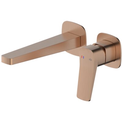 Bateria umywalkowa podtynkowa KFA ARMATURA Malaga 4529-810-34 Szczotkowane różowe złoto