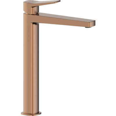 Bateria umywalkowa KFA ARMATURA Malaga 4522-712-34 Szczotkowane różowe złoto