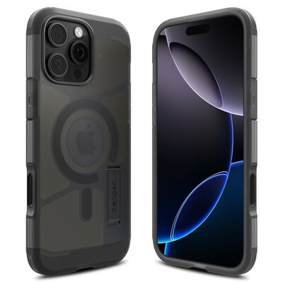Zdjęcia - Etui Spigen   Tough Armor T MagSafe do Apple iPhone 16 Pro Max Czarny Mat 